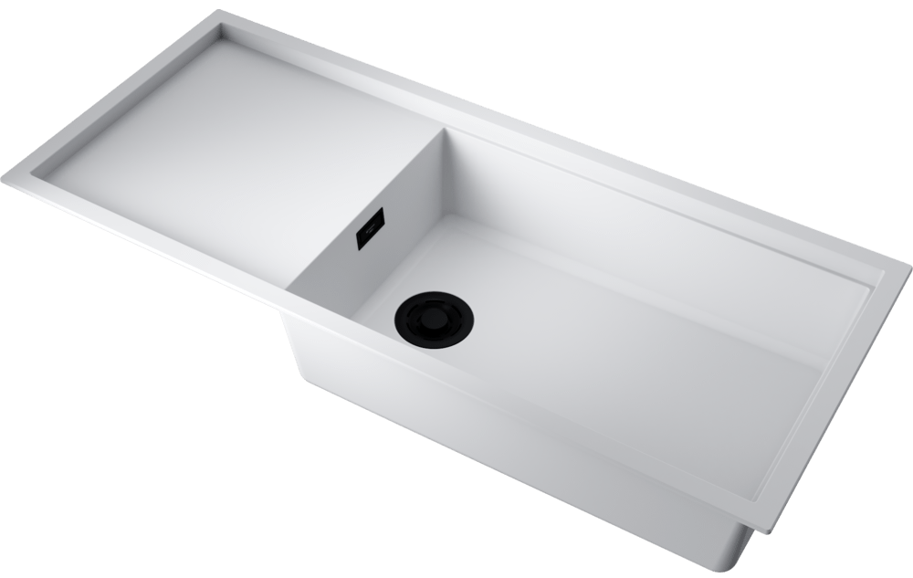 Детальное фото товара: Omoikiri Sintesi 116-WH, мойка, керамика, белый
