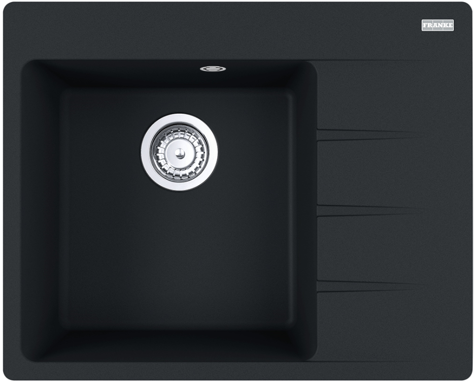 Фото товара: Franke CNG 611/211-62 TL, мойка, гранит, черный матовый, чаша слева