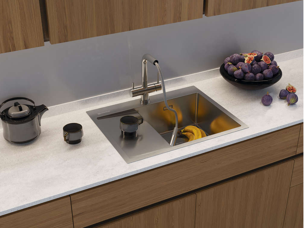 Фото товара: Omoikiri Akisame 65-IN-R, мойка, нержавеющая сталь, чаша справа