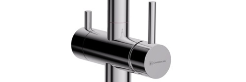 Детальное фото товара: Omoikiri Akeno-C-BL, смеситель, хром/черный