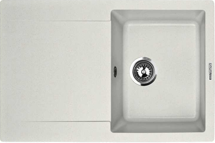 Фото товара: LAVA L.4 LATTE, мойка, гранит, белый