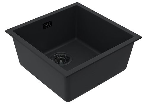 Детальное фото товара: ALVEUS OMNI 20 GRANITAL DEEP BLACK-G90 BE, мойка, гранит, черный матовый (в комп. с сифоном 1148151)
