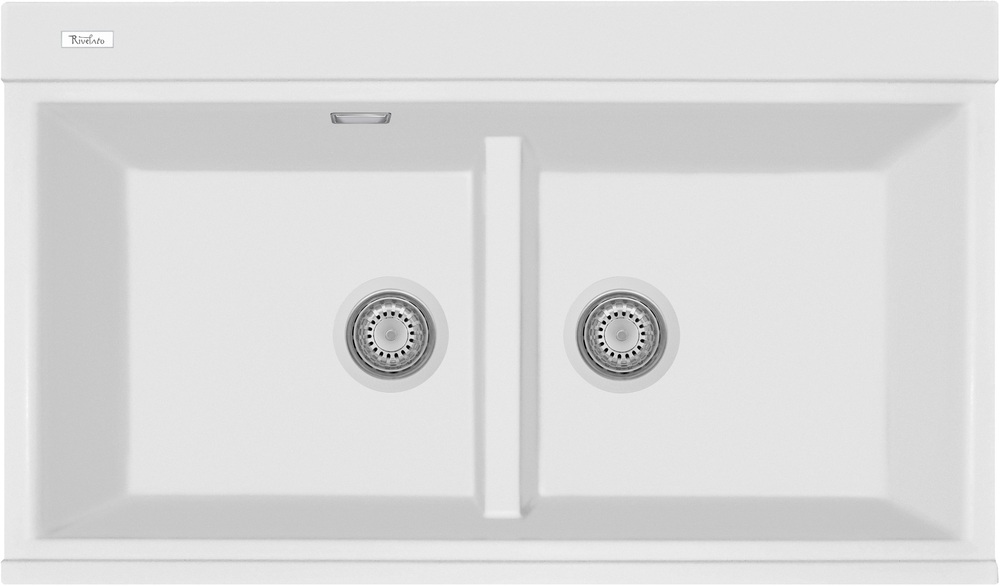 Фото товара: Rivelato FONDE FN-8638-2 bianco latte, мойка, керамика, белый
