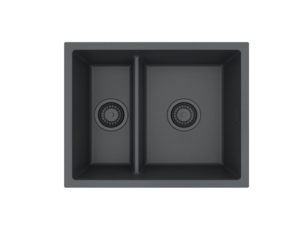 Фото товара: ALVEUS OMNI 50 GRANITAL DEEP BLACK-G90 BE, мойка, гранит, черный матовый (в комп. с сифоном 1149000)