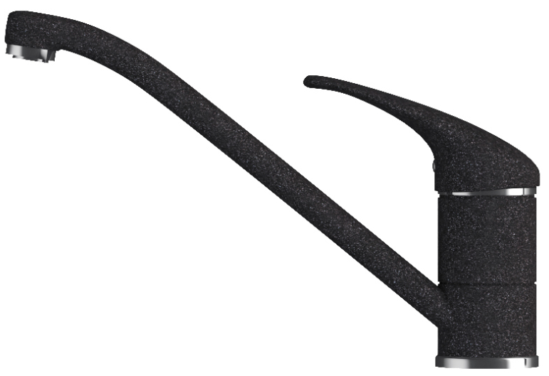 Фото товара: Polygran Низкий, смеситель, черный 16