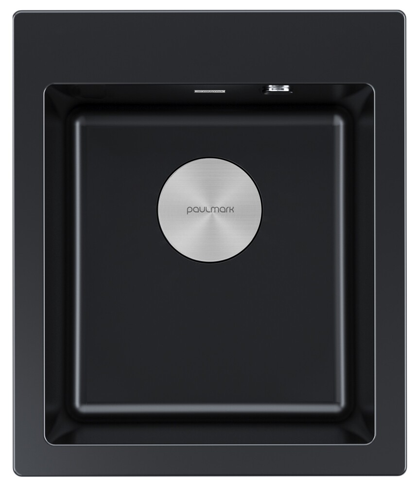 Фото товара: Paulmark KANTE 40, мойка, гранит, черный металлик