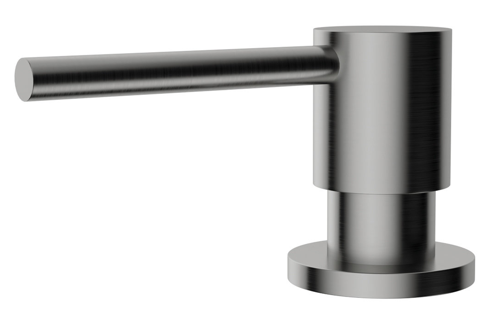 Omoikiri OM-03-BN, дозатор для моющего средства, нержавеющая сталь Фото товара: Omoikiri OM-03-BN, дозатор для моющего средства, нержавеющая сталь