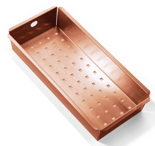 Фото товара: ALVEUS коландер для мойки, нержавеющая сталь Copper 400X170