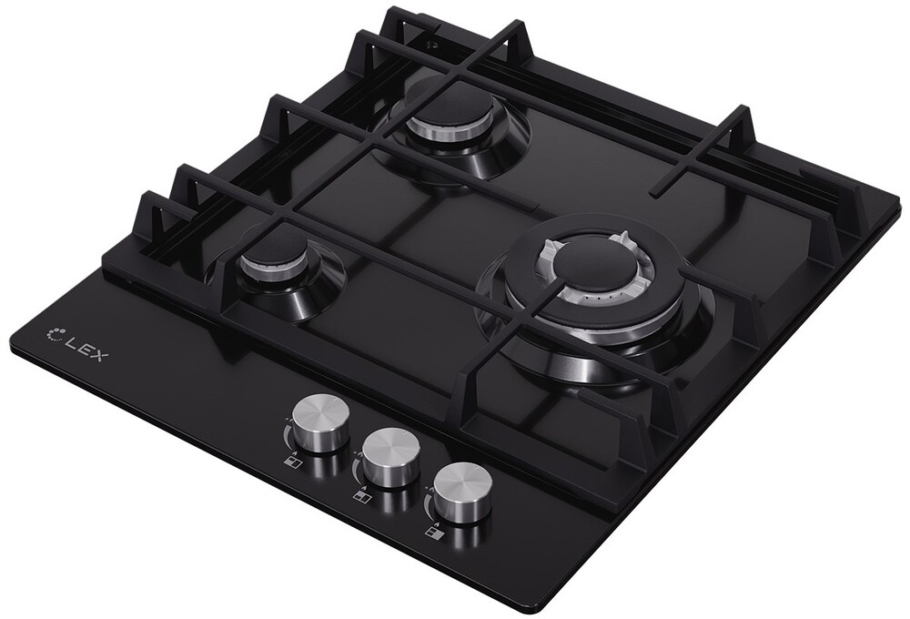 Детальное фото товара: LEX GVE 431 BL MATT EDITION газовая поверхность