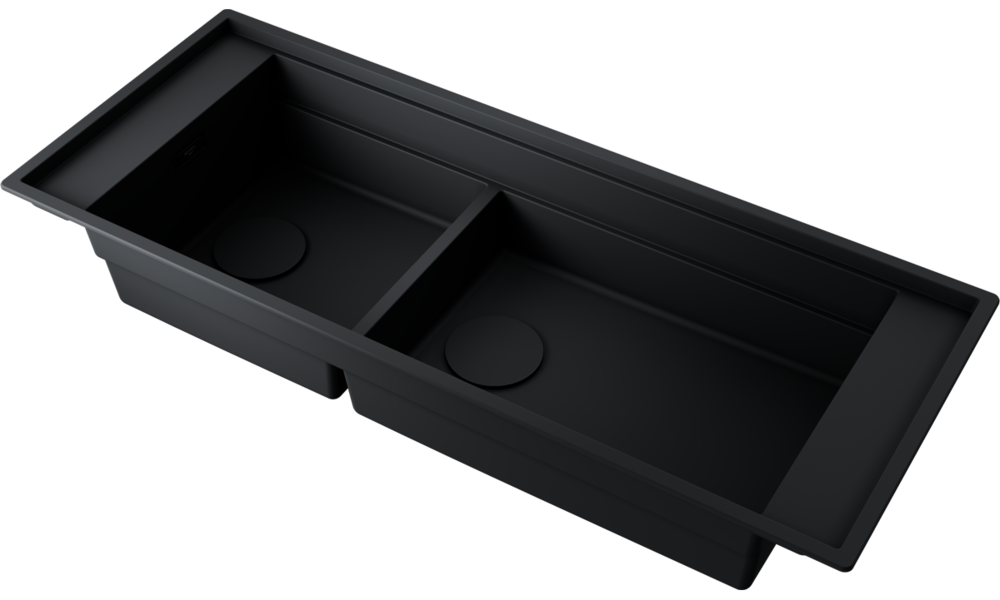 Детальное фото товара: Omoikiri Sintesi Pro 114-2-GB, мойка, керамика, графит