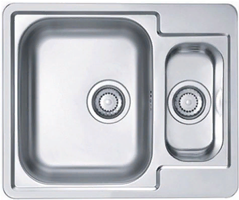 Детальное фото товара: ALVEUS LINE 50 NAT-90, мойка, нержавеющая сталь (в комплекте с сифоном 1130555)