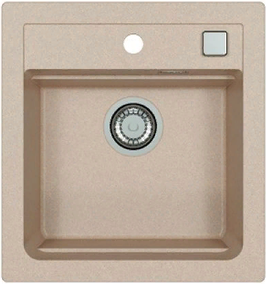 Детальное фото товара: ALVEUS GRANITAL ATROX 20 TERRA - G22, мойка, гранит, песочный (в комплекте с сифоном 1132823)