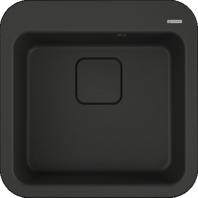 Фото товара: Omoikiri Tasogare 51-BL, мойка, гранит, черный