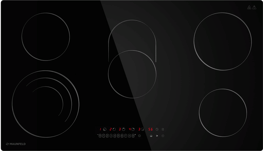 Фото товара: Maunfeld CVCE905SMTBK стеклокерамическая поверхность