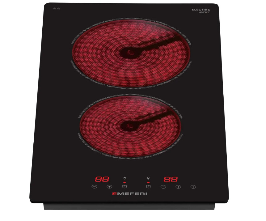 Детальное фото товара: MEFERI MEH302BK COMFORT стеклокерамическая поверхность