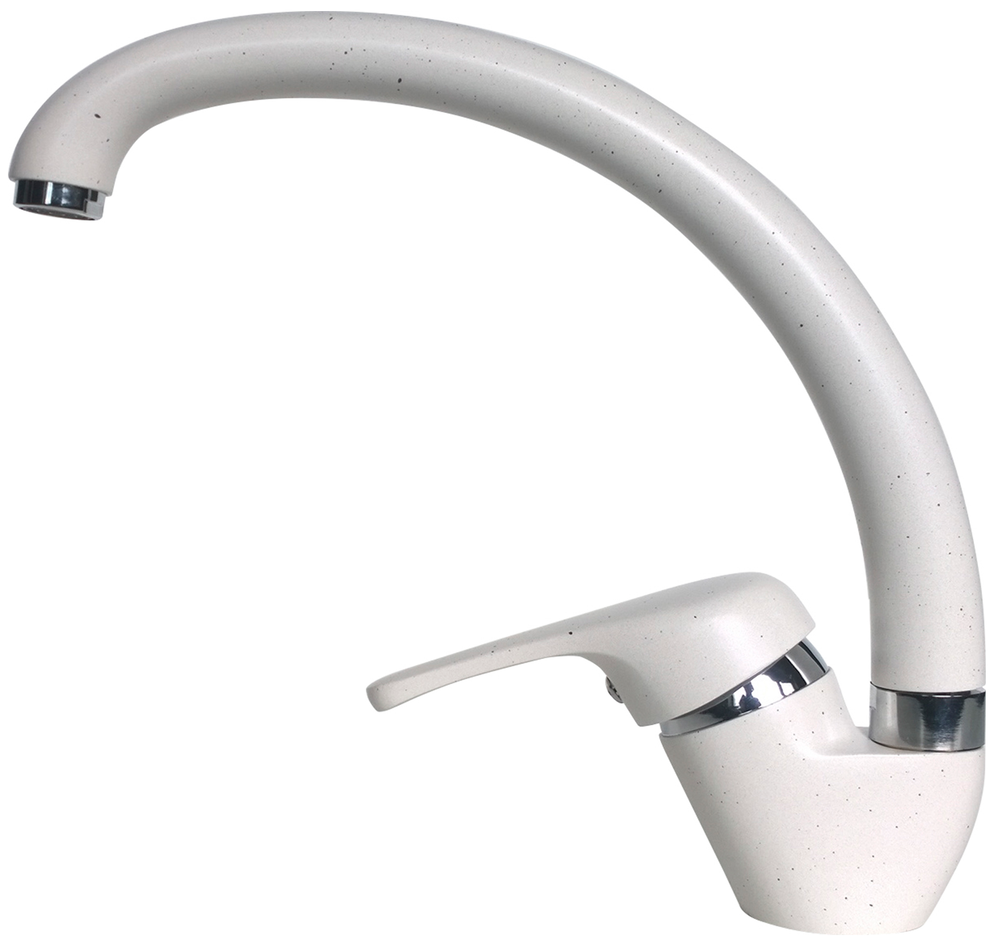 Фото товара: LEX Isonzo M White, смеситель, гранит