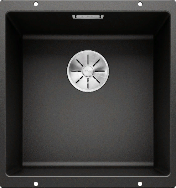 Фото товара: Blanco Subline 400-U, мойка, гранит, черный
