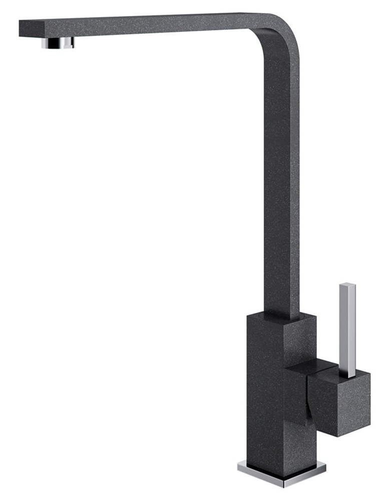 Фото товара: ALVEUS GENESIS JENNY G91 CARBONE, смеситель, гранит, черный