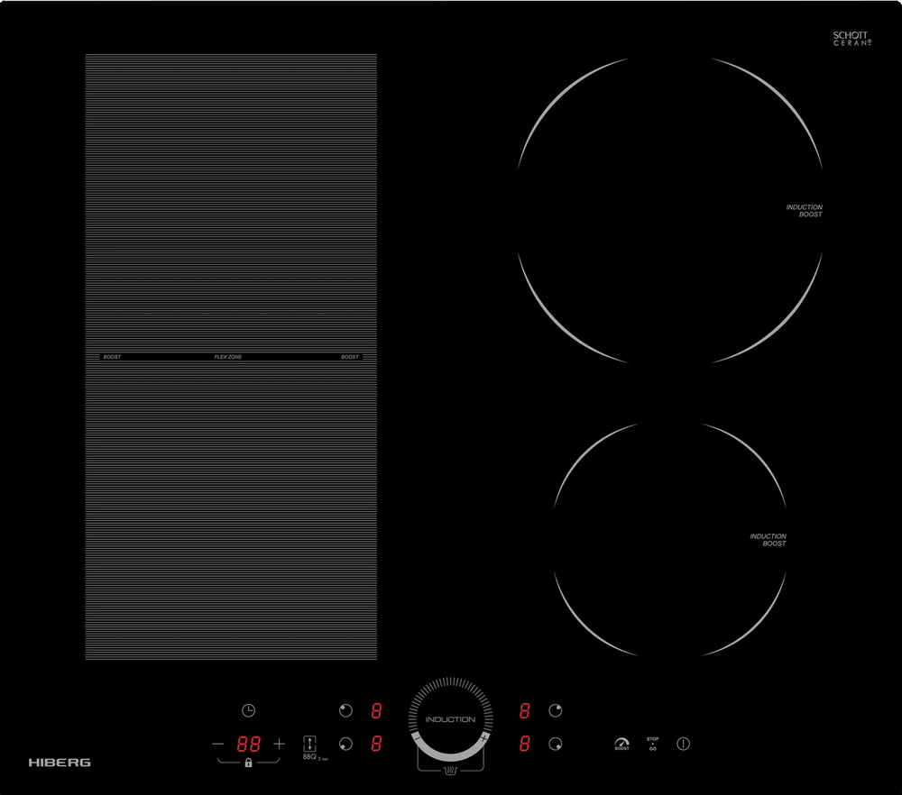 HIBERG i-MS 6049 B Детальное фото товара: HIBERG i-MS 6049 B индукционная поверхность
