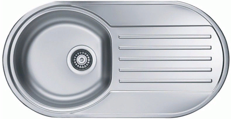 Детальное фото товара: ALVEUS FORM 40 LEI-90, мойка, нержавеющая сталь лён (в комплекте с сифоном 1130550)