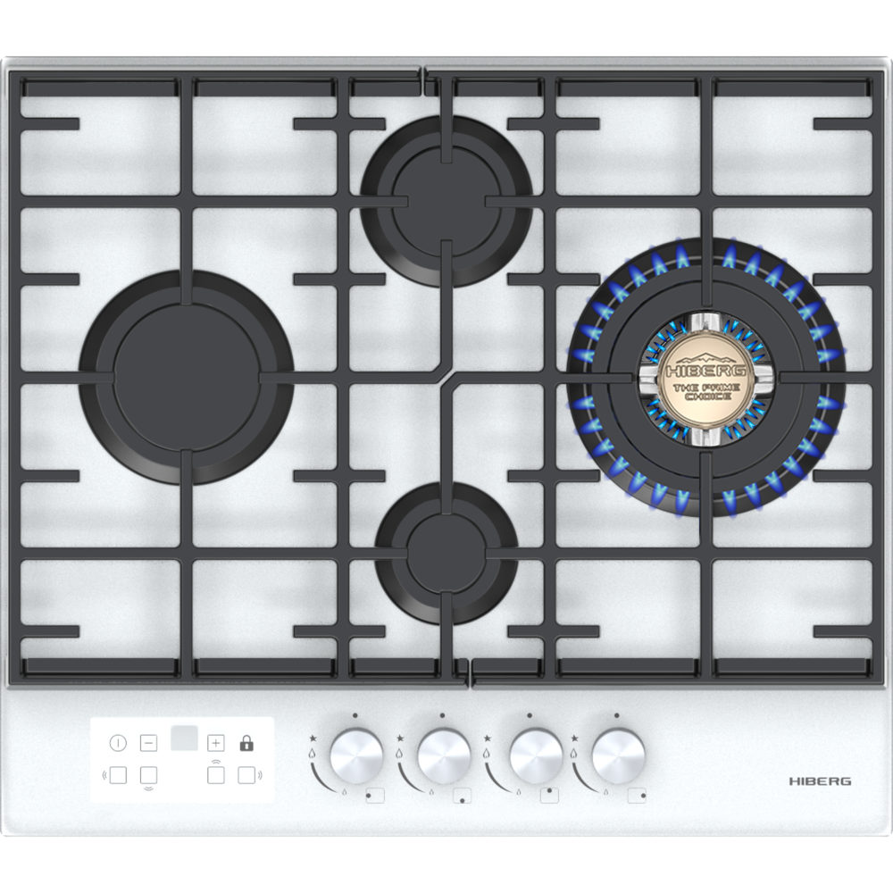 Фото товара: HIBERG VM 6245 W газовая поверхность