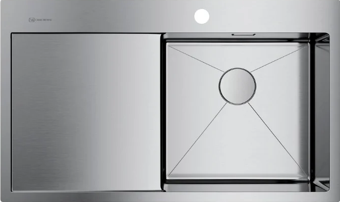 Детальное фото товара: Omoikiri Akisame 86-IN-R, мойка, нержавеющая сталь, чаша справа