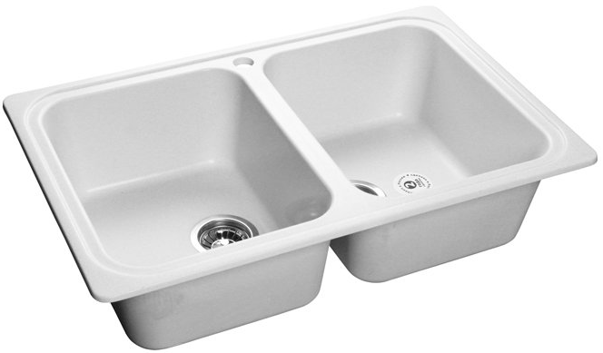 GranFest STANDART GF-S-780 K, мойка, мрамор, иней Фото товара: GranFest STANDART GF-S-780 K, мойка, мрамор, иней