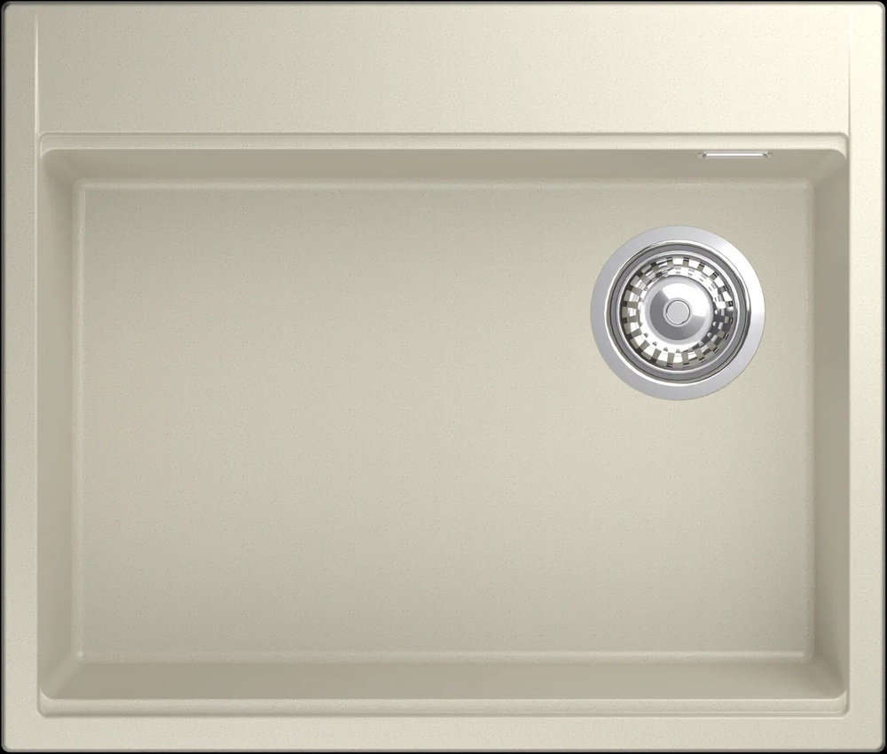 Фото товара: Rivelato TESORO TR-605-R beige scuro, мойка, гранит, тёмно-бежевый