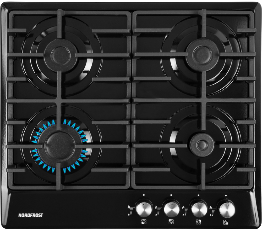 Nordfrost HS 6043 B Детальное фото товара: Nordfrost HS 6043 B газовая поверхность
