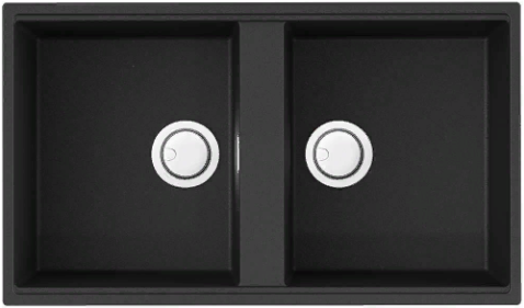 Детальное фото товара: Omoikiri Kitagawa 83-2-U-GB, мойка, керамика, графит