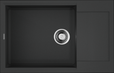 Фото товара: Omoikiri Sakaime 78-LB-BL, мойка, гранит, черный