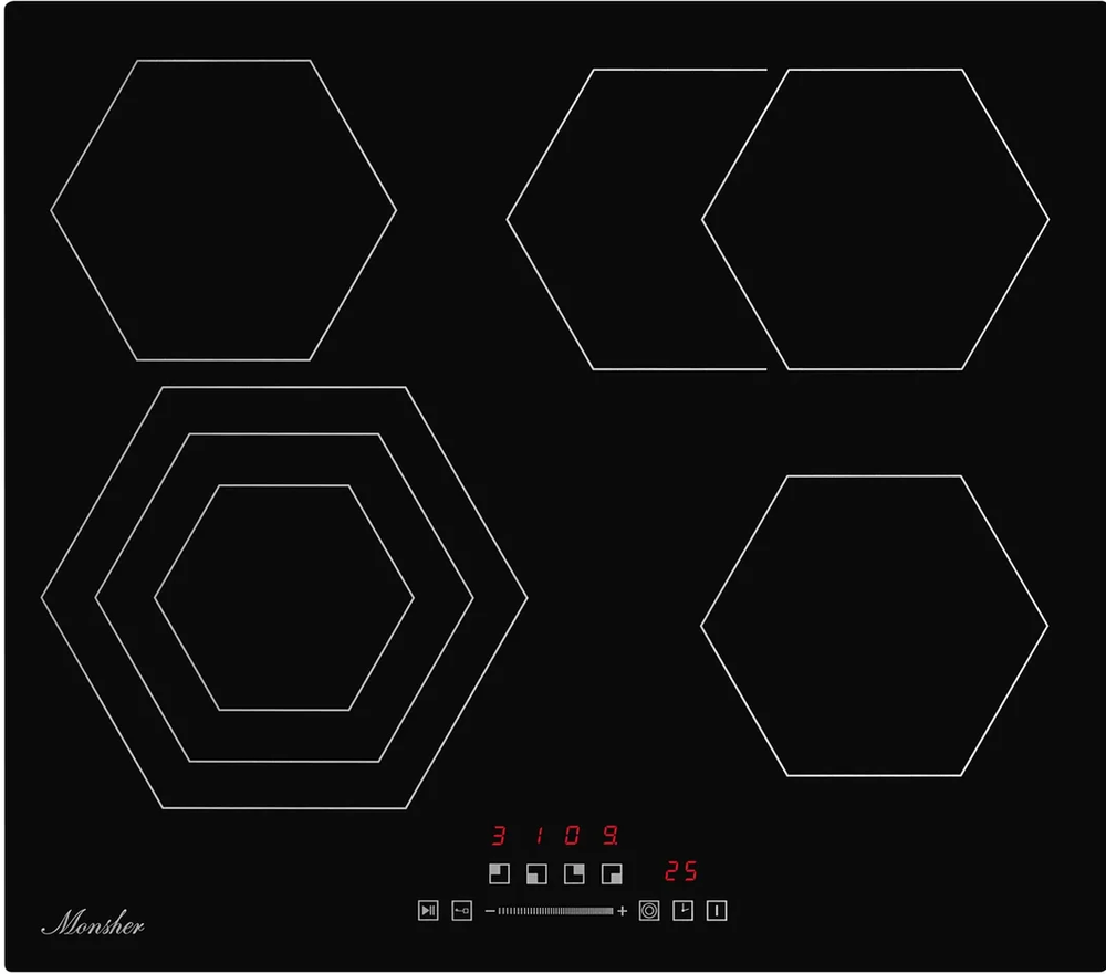 Фото товара: Monsher MHE 6019 стеклокерамическая поверхность