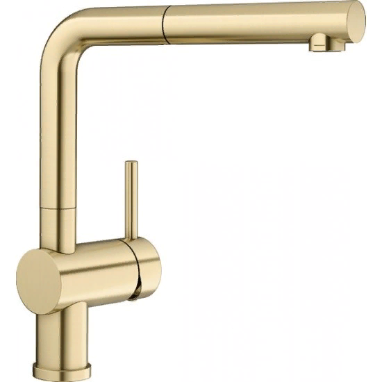 Фото товара: Blanco Linus-S, смеситель, satin gold