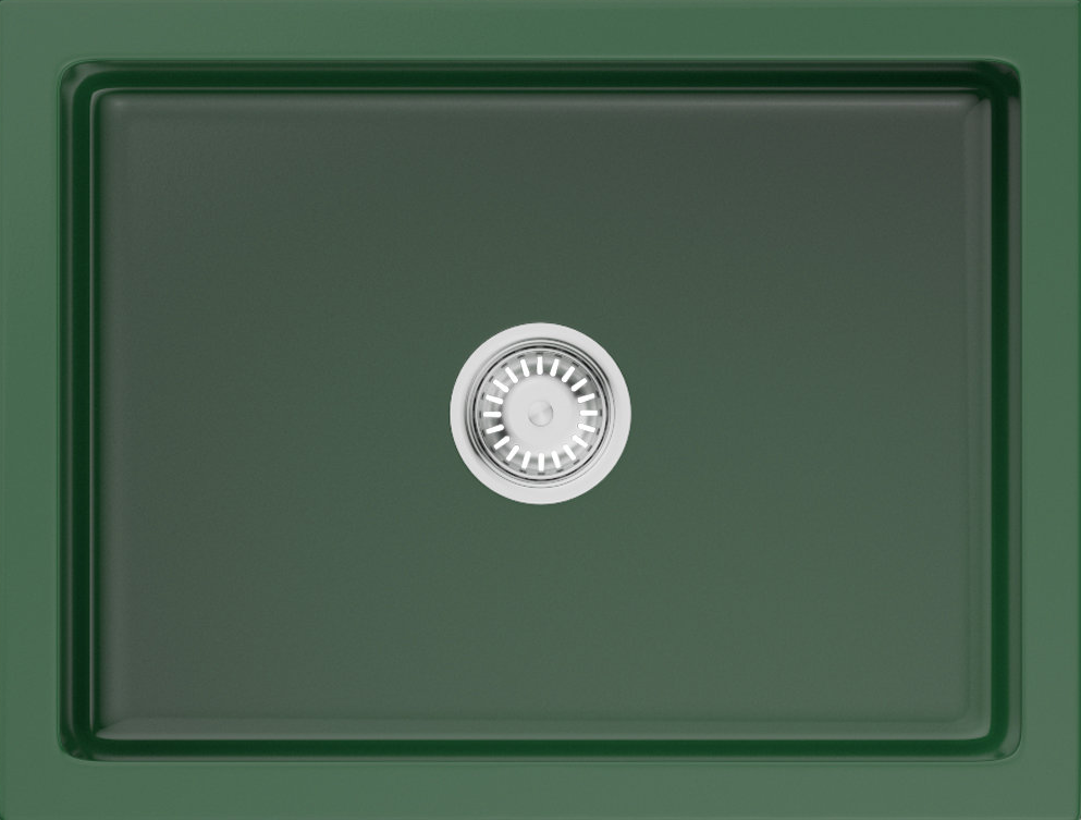 Фото товара: Omoikiri Mikura 61-RG Glossy, мойка, керамика, royal green