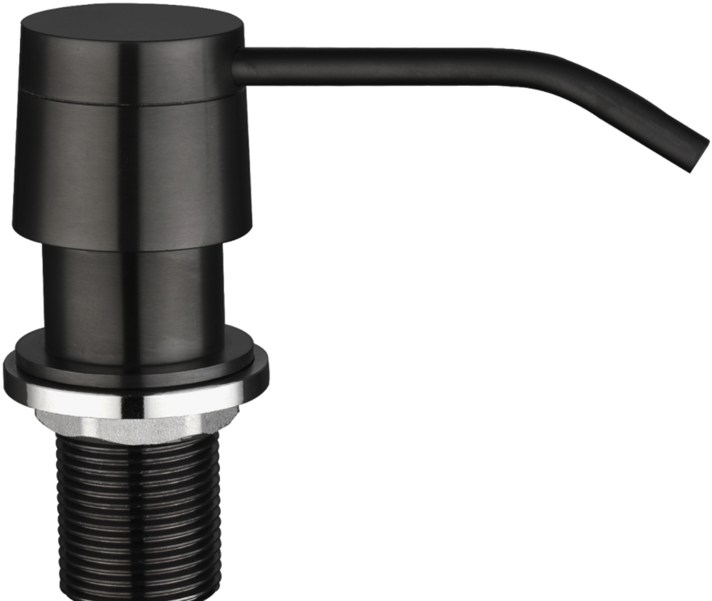 Фото товара: Seaman SSA-011-DG (Dark Gun, PVD, satin), дозатор для жидкого мыла, оружейная сталь темная