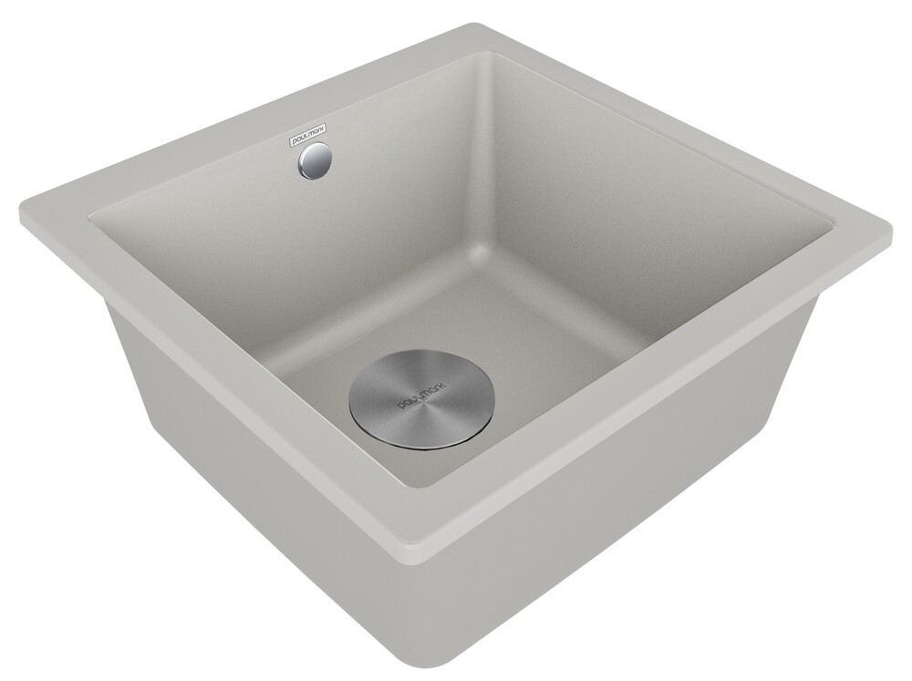 Детальное фото товара: Paulmark GERA 50, мойка, гранит, серый