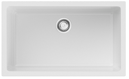 Детальное фото товара: Omoikiri Okinoshima 76-U/I-WH Glossy, мойка, керамика, белый глянцевый