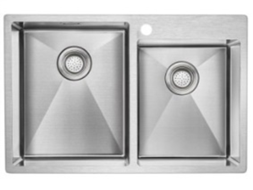 Фото товара: Paulmark KRONER 78/2S, мойка, нержавеющая сталь брашированная