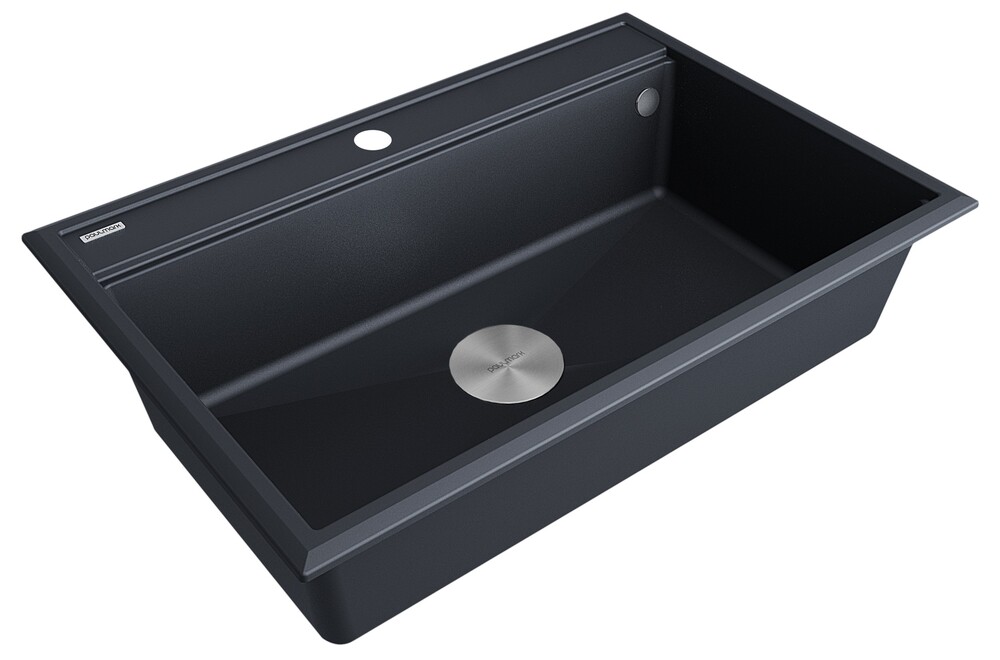 Paulmark STEPIA 80, мойка, гранит, антрацит Детальное фото товара: Paulmark STEPIA 80, мойка, гранит, антрацит
