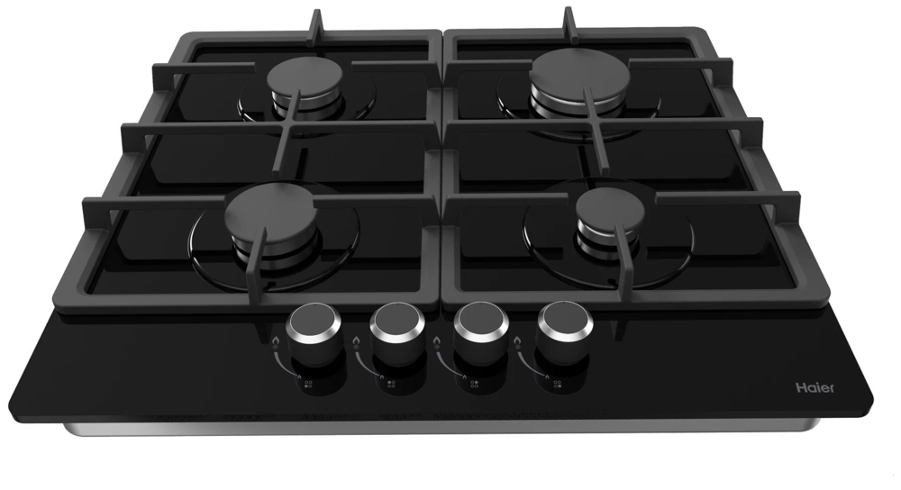Haier HHX-G64CNB Детальное фото товара: Haier HHX-G64CNB газовая поверхность