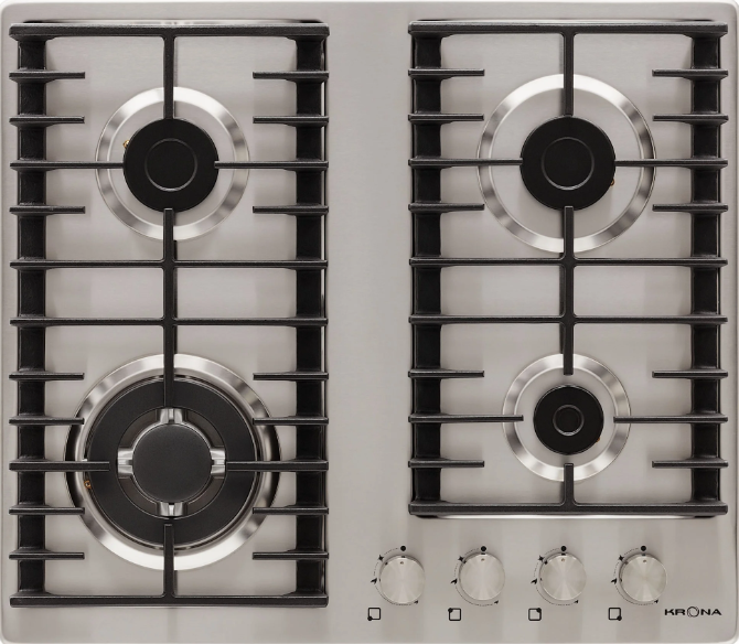 Детальное фото товара: Krona HAGEL 60 IX W газовая поверхность