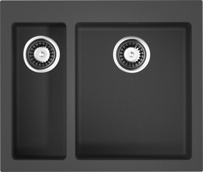 Фото товара: Omoikiri Bosen 59-2-BL, мойка, гранит, черный
