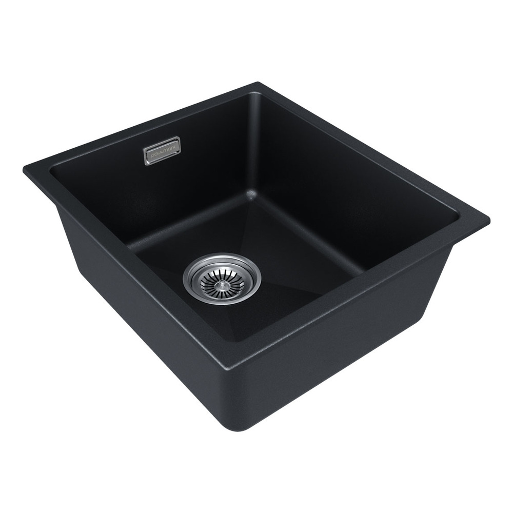 Детальное фото товара: Paulmark LUMI 41UNI, мойка, гранит, черный металлик