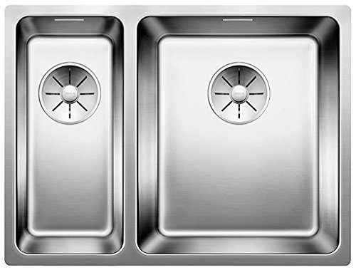 Фото товара: Blanco Andano 340/180-U, мойка, чаша справа, нерж. сталь, зеркальная полировка, без клапана-автомата
