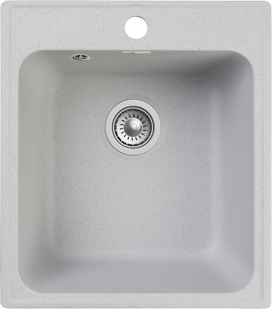 GranFest QUARZ GF-Z17, мойка, гранит, серый Детальное фото товара: GranFest QUARZ GF-Z17, мойка, гранит, серый