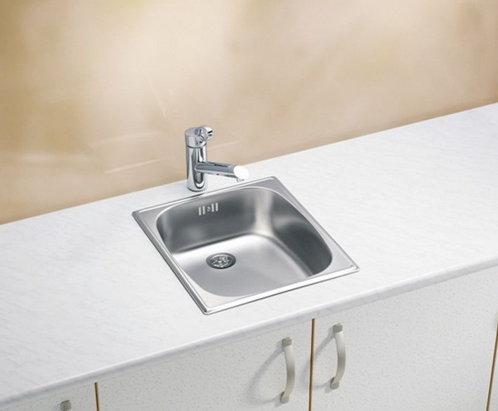 Детальное фото товара: ALVEUS BASIC 10 NAT-60, мойка, нержавеющая сталь (в комплекте с сифоном 1011717)