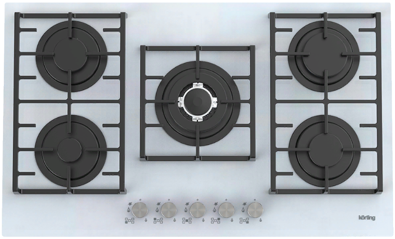 Фото товара: Korting HGG 9835 CTW газовая поверхность