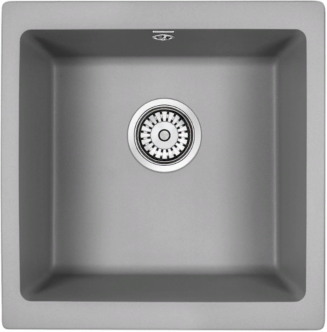 Детальное фото товара: Paulmark GERA 50, мойка, гранит, серый металлик
