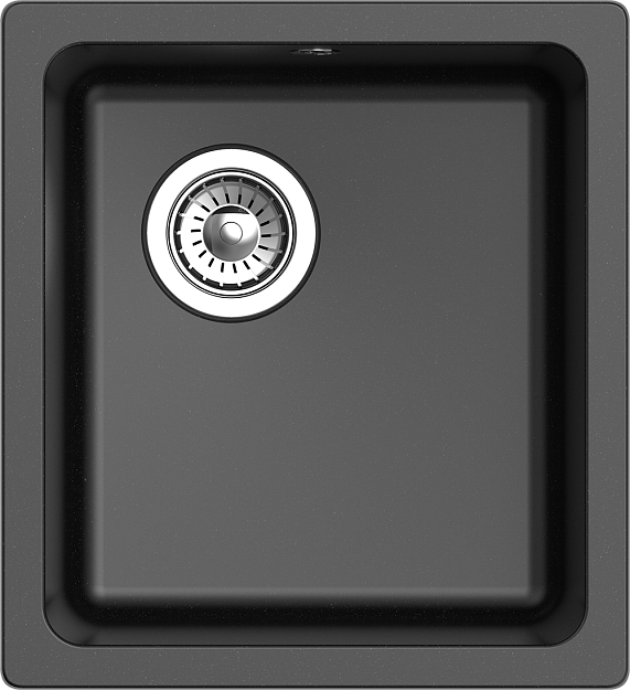 Фото товара: Rivelato BERKANA BK-35 nero, мойка, гранит, черный