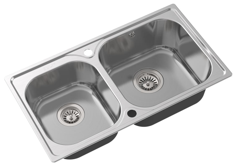 Фото товара: Oulin OL-H9819 (F&P), мойка, нержавеющая сталь сатин